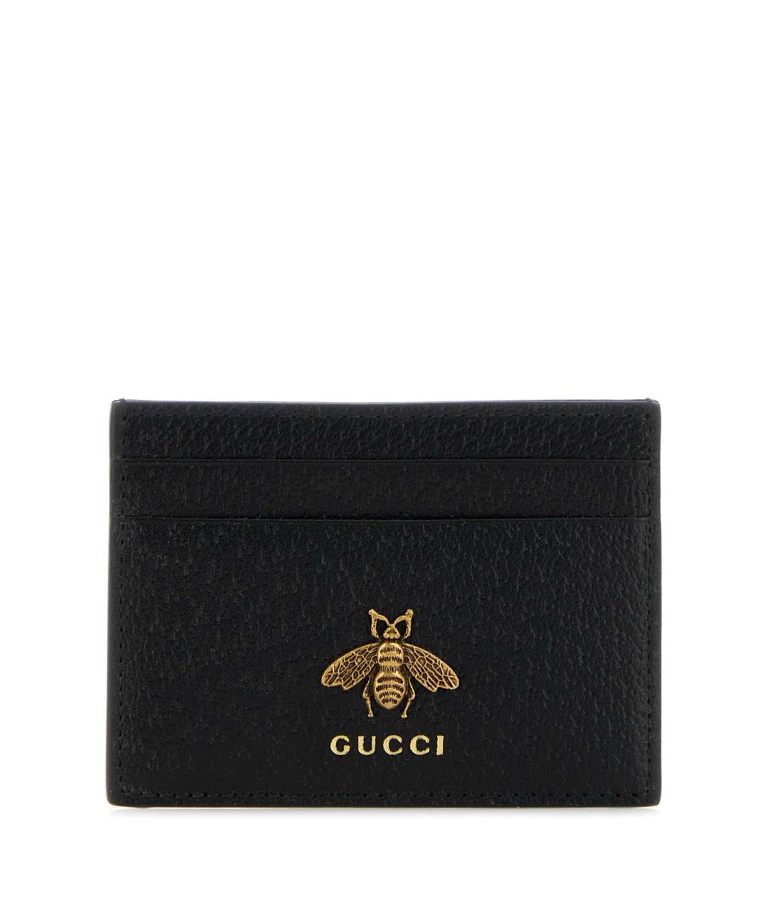GUCCI Черный кожаный кардхолдер, фото 1