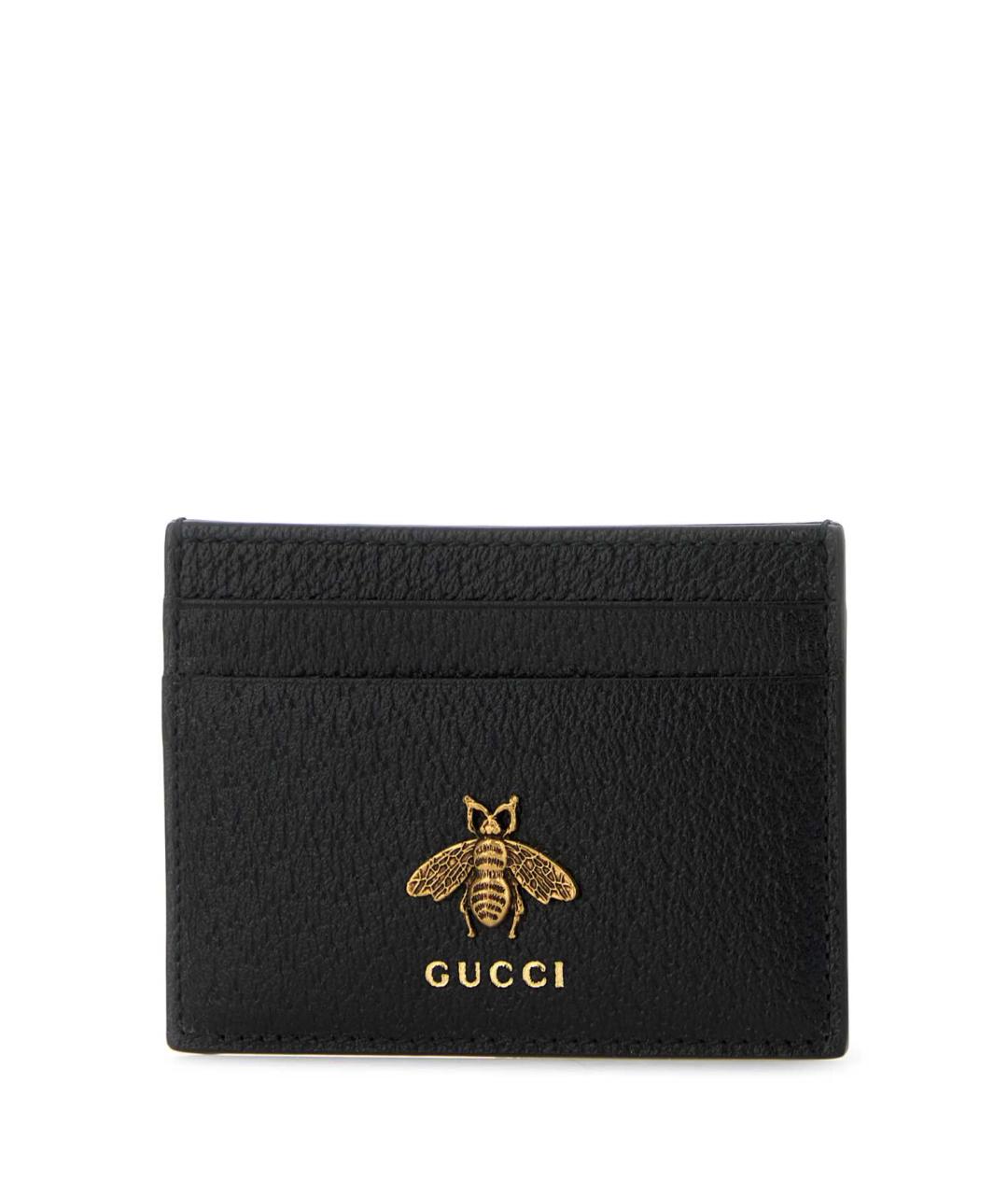 GUCCI Черный кожаный кардхолдер, фото 2