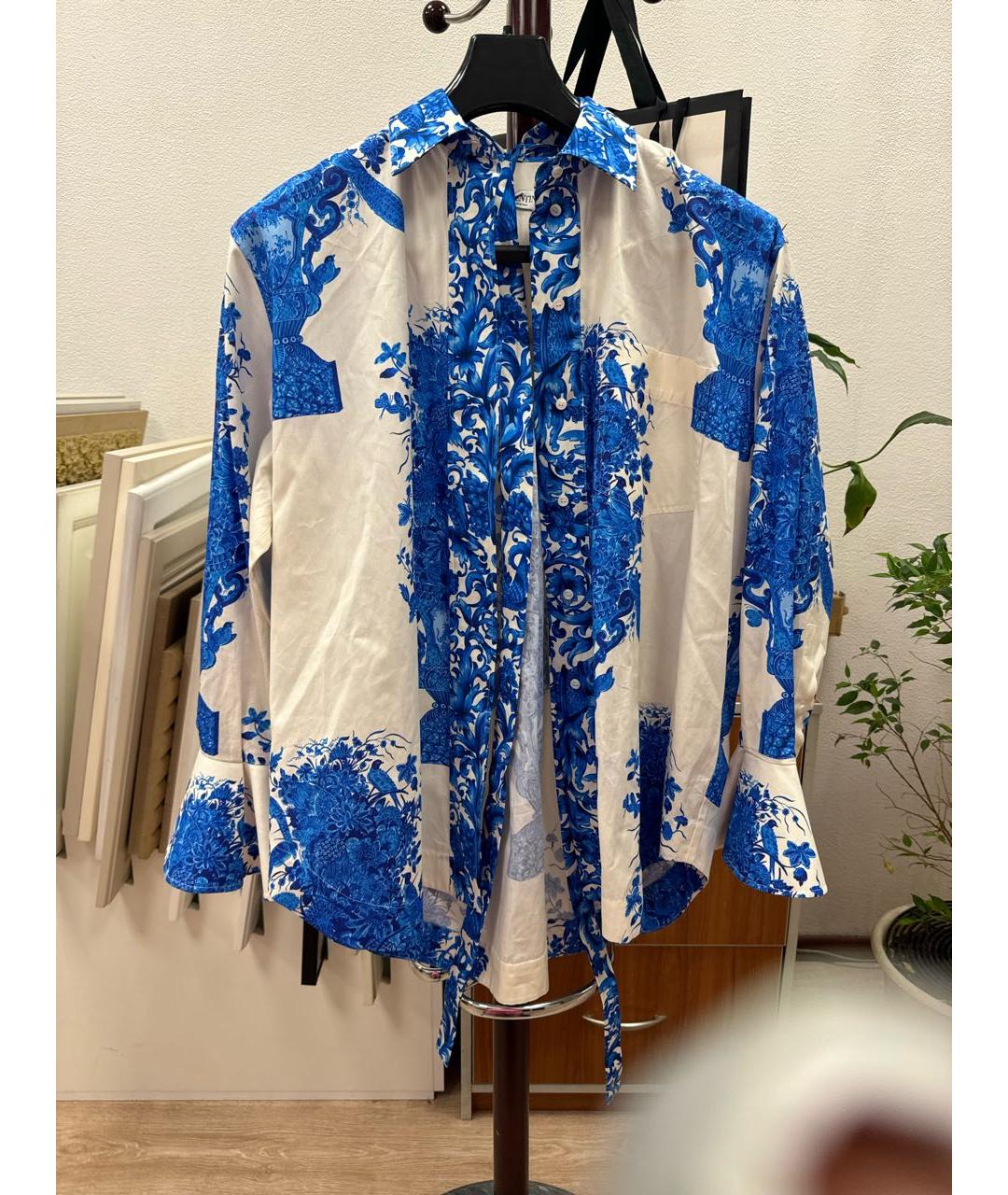 VALENTINO Мульти хлопковая рубашка, фото 9