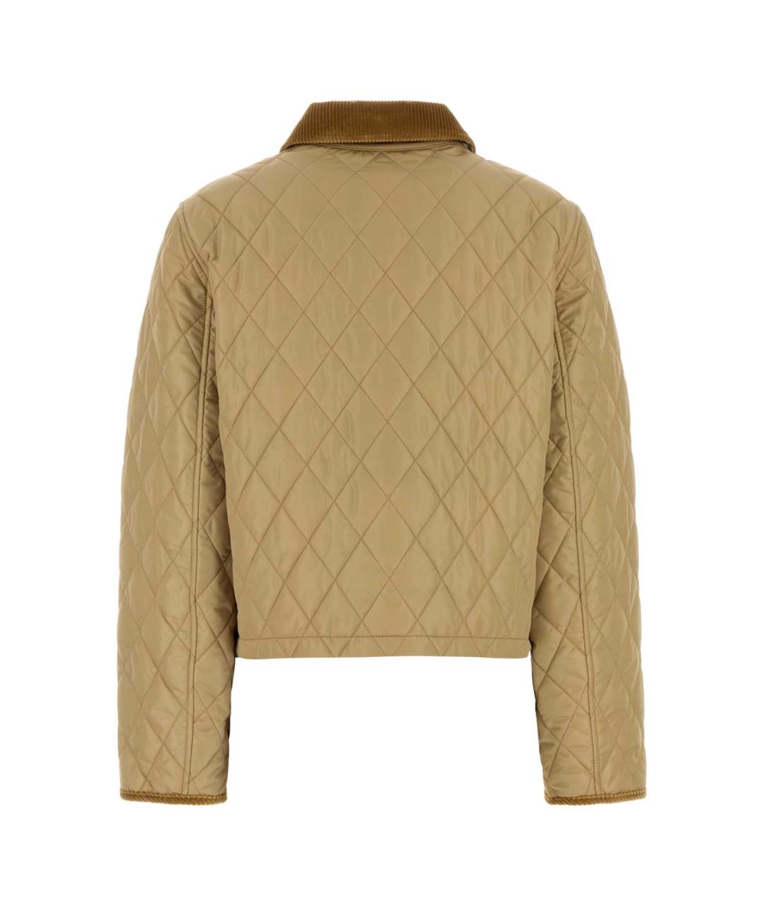 BURBERRY Бежевая хлопковая куртка, фото 2