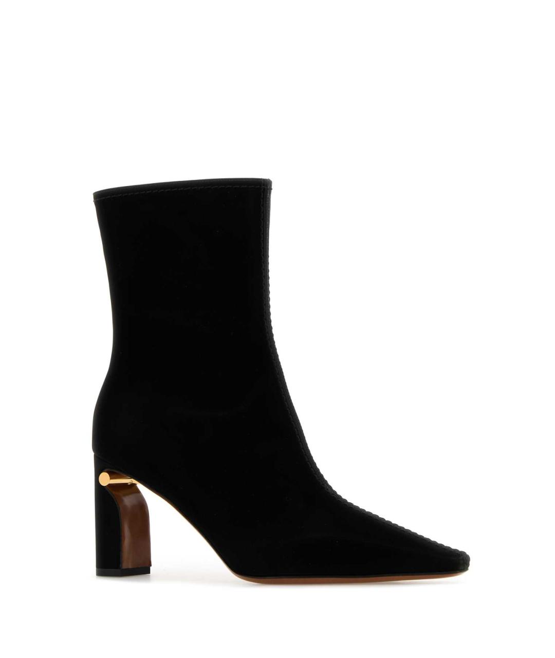 ALEXANDER MCQUEEN Черные кожаные сапоги, фото 2