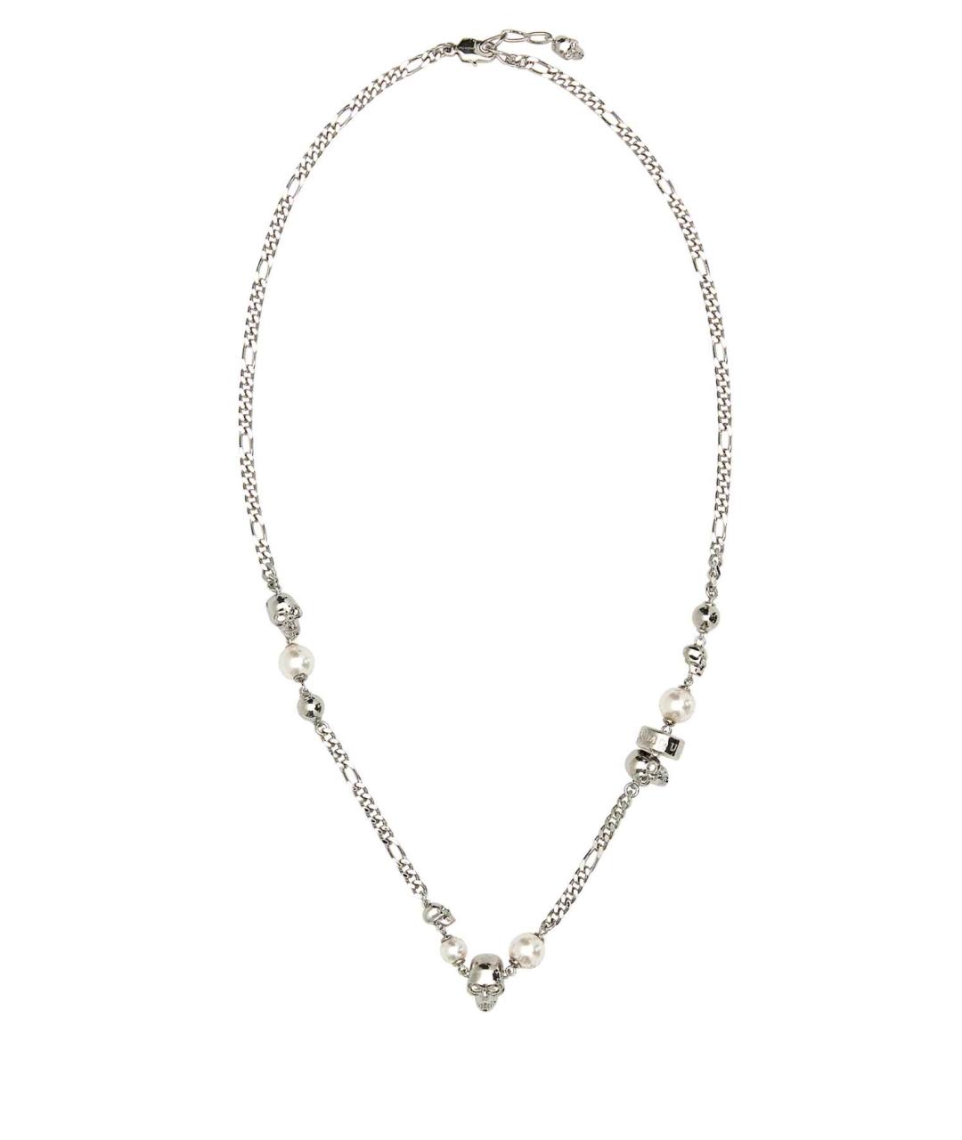 ALEXANDER MCQUEEN Серебряная металлическая цепочка/подвеска, фото 1