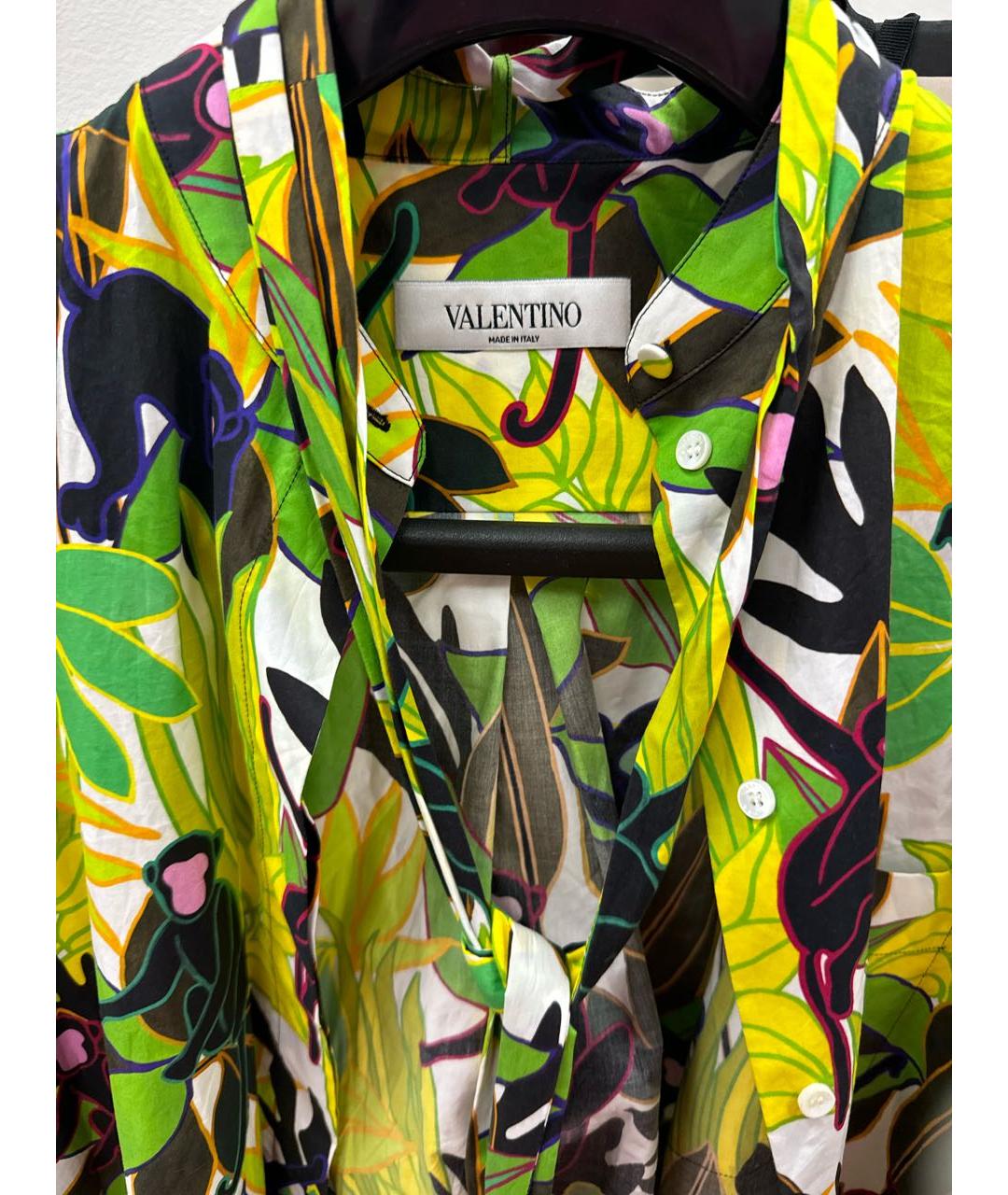 VALENTINO Мульти хлопковая рубашка, фото 4