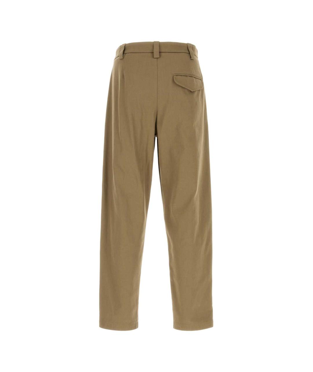 A.P.C. Коричневые хлопковые повседневные брюки, фото 2