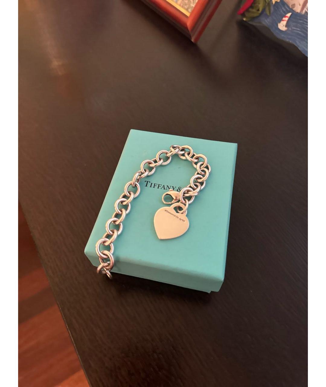 TIFFANY&CO Серебрянный серебряный браслет, фото 4