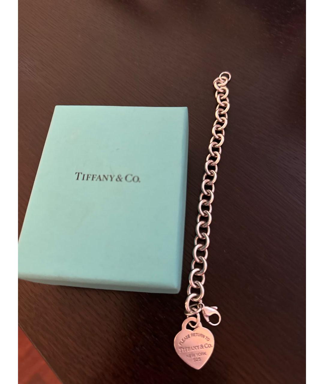 TIFFANY&CO Серебрянный серебряный браслет, фото 3