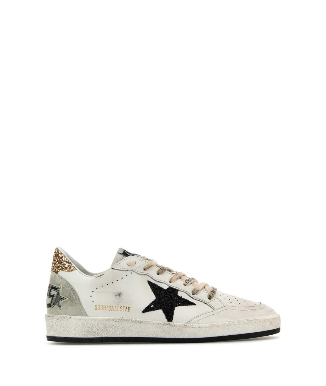 GOLDEN GOOSE DELUXE BRAND Белые кожаные кеды, фото 1