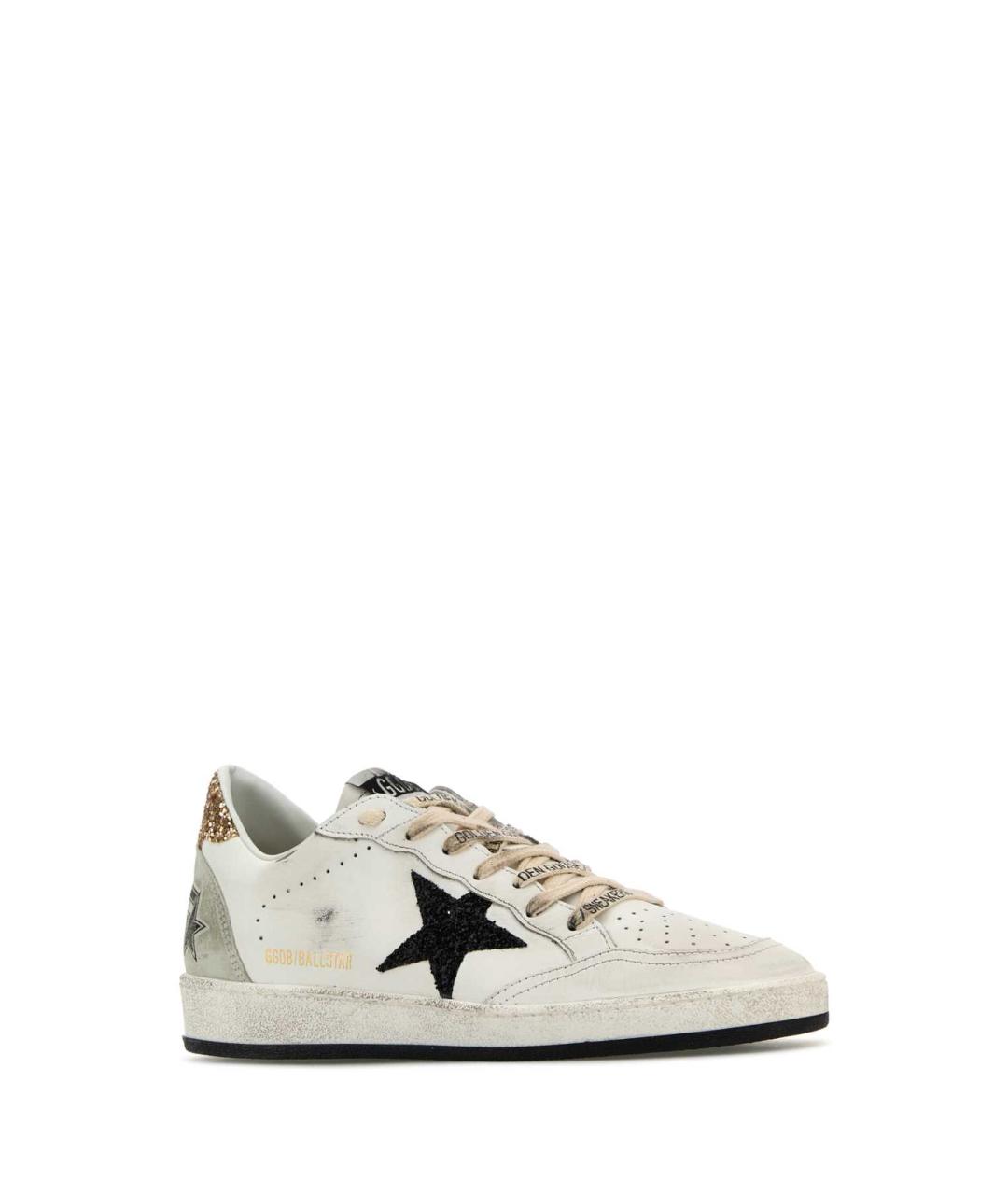 GOLDEN GOOSE DELUXE BRAND Белые кожаные кеды, фото 2