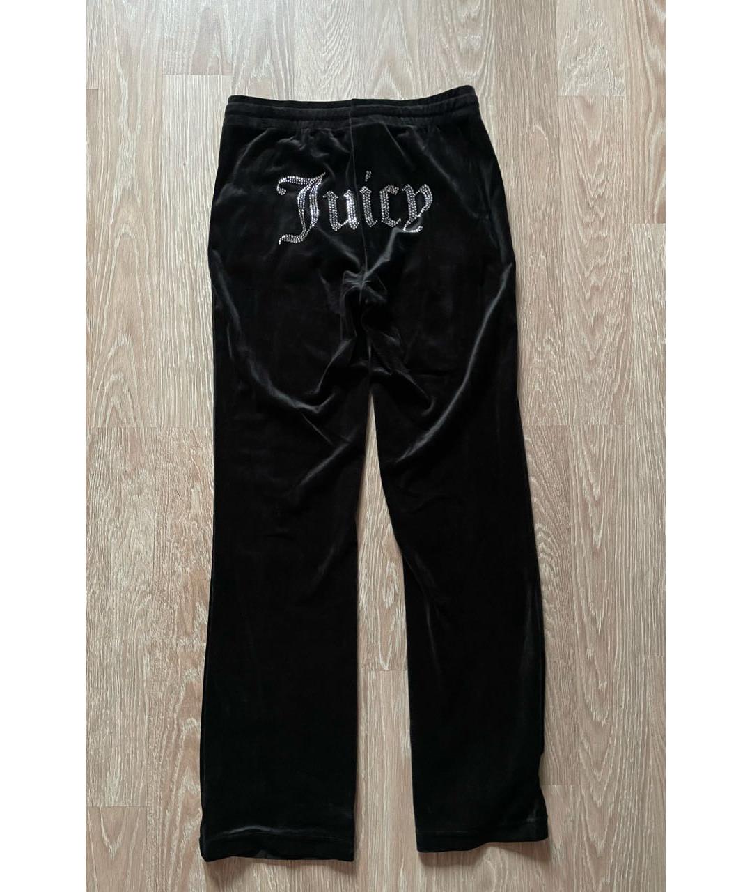 JUICY COUTURE Черный велюровый костюм с брюками, фото 5