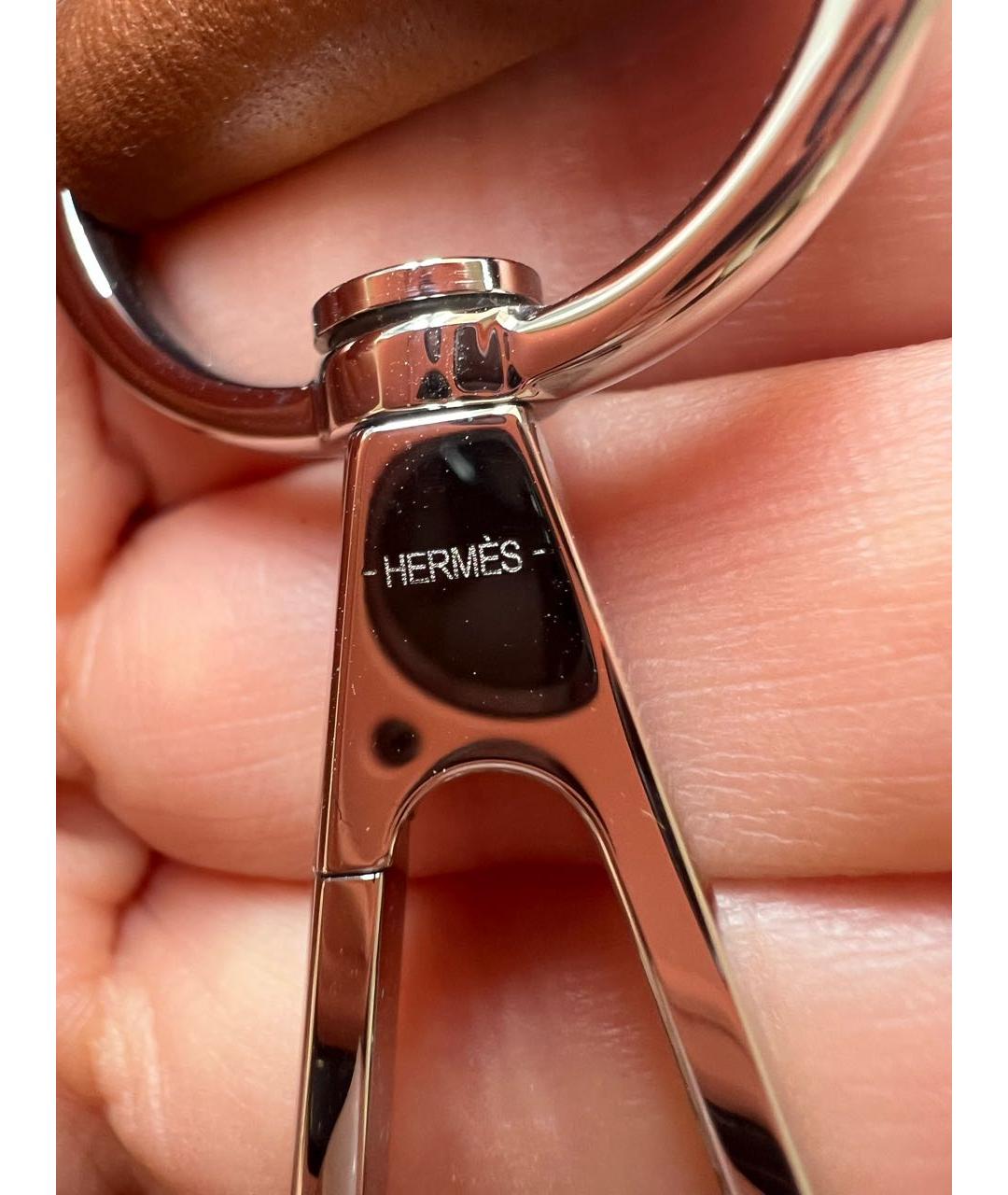 HERMES Коричневая кожаная сумка через плечо, фото 4