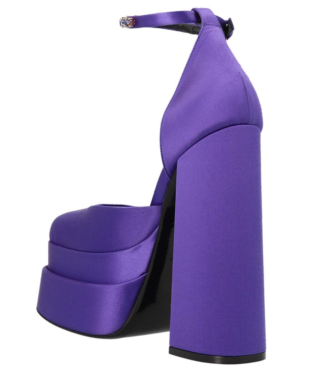 VERSACE Фиолетовые туфли, фото 2