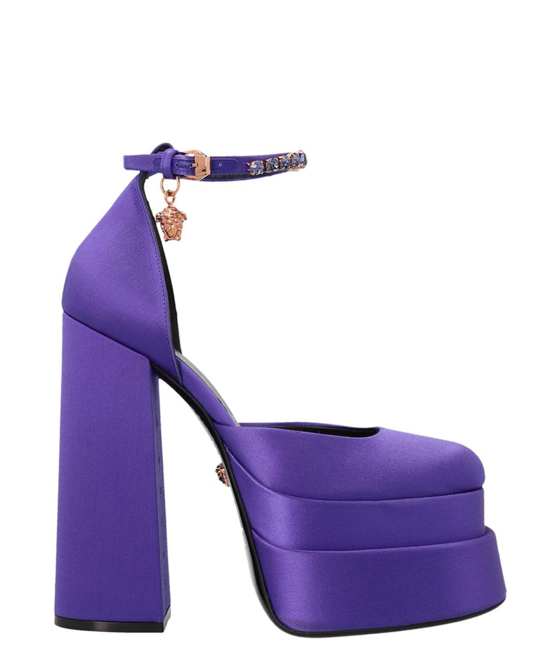 VERSACE Фиолетовые туфли, фото 1