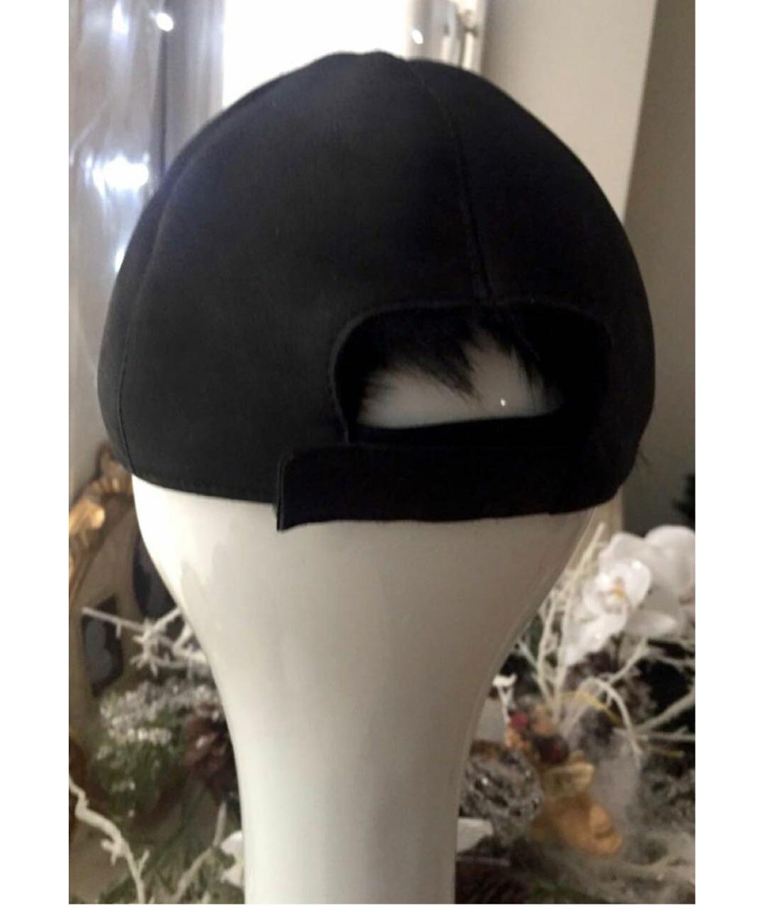 CHANEL Черная кожаная кепка, фото 7