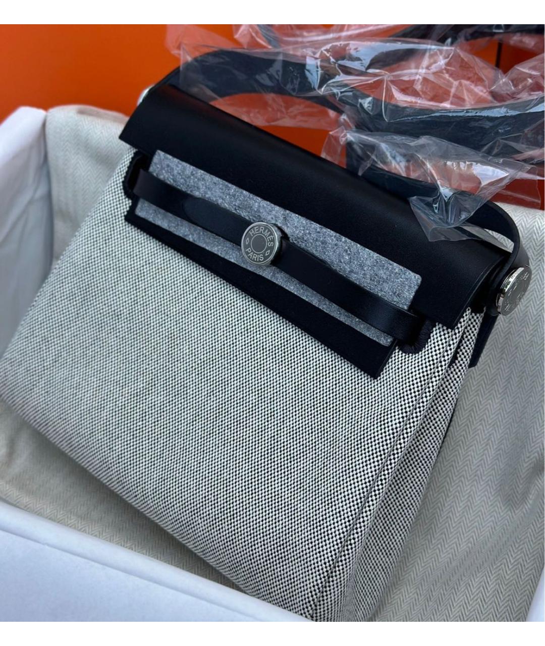 HERMES Черная сумка через плечо, фото 3