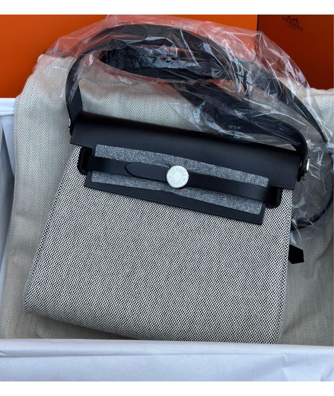 HERMES Черная сумка через плечо, фото 6