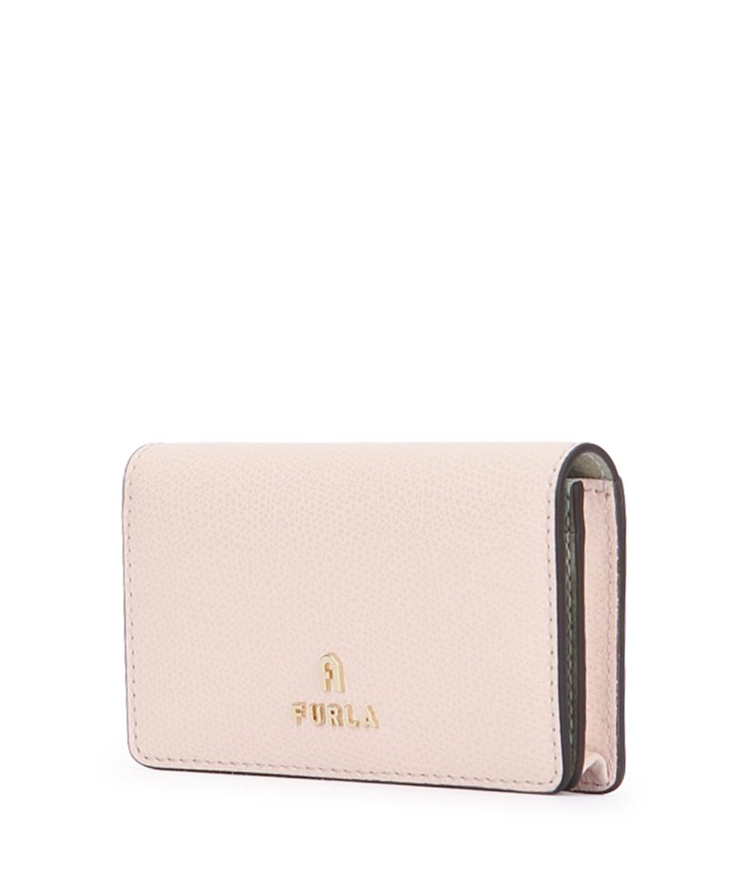 FURLA Розовый кожаный кошелек, фото 2