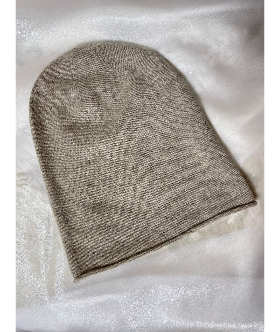 MAX MARA Бежевая кашемировая шапка, фото 2