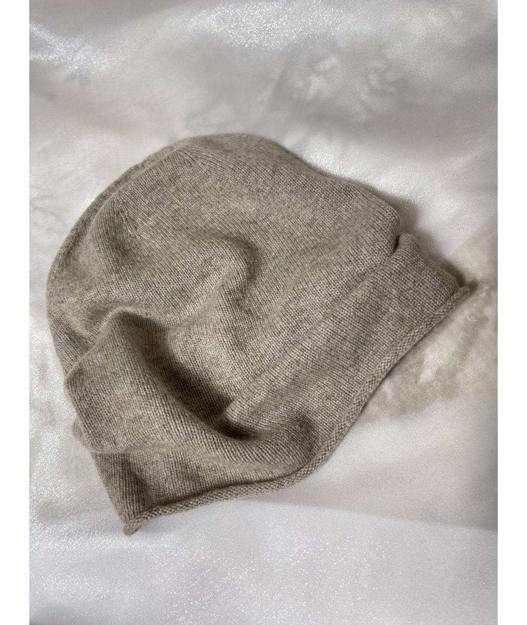 MAX MARA Бежевая кашемировая шапка, фото 6