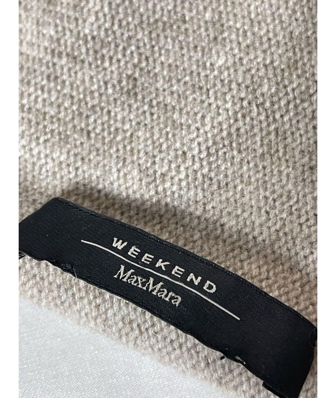 MAX MARA Бежевая кашемировая шапка, фото 3