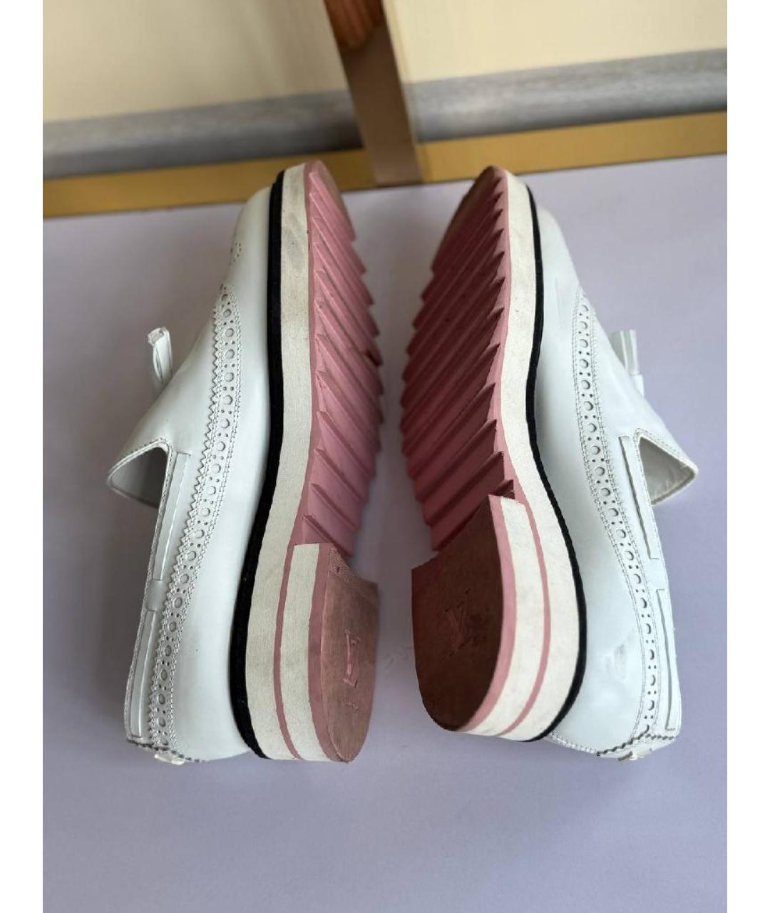 LOUIS VUITTON Белые лоферы, фото 3