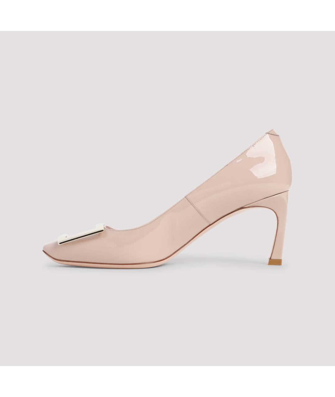 ROGER VIVIER Бежевые кожаные туфли, фото 2