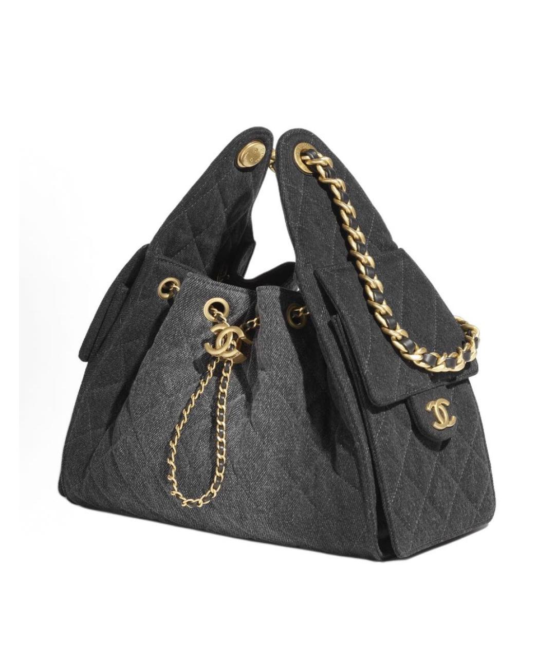 CHANEL Деним сумка тоут, фото 2