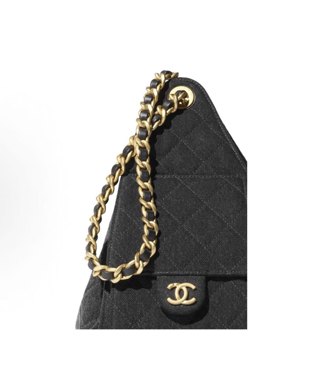 CHANEL Деним сумка тоут, фото 4