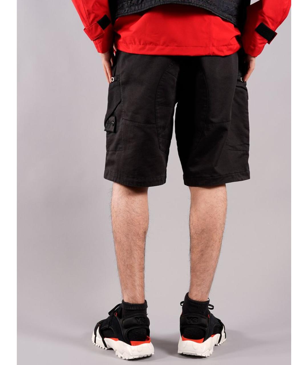 STONE ISLAND SHADOW PROJECT Черные хлопковые шорты, фото 9