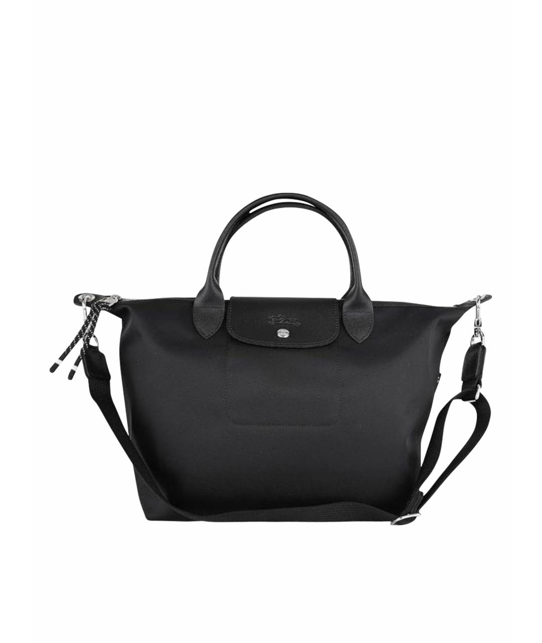 LONGCHAMP Черная сумка тоут, фото 1