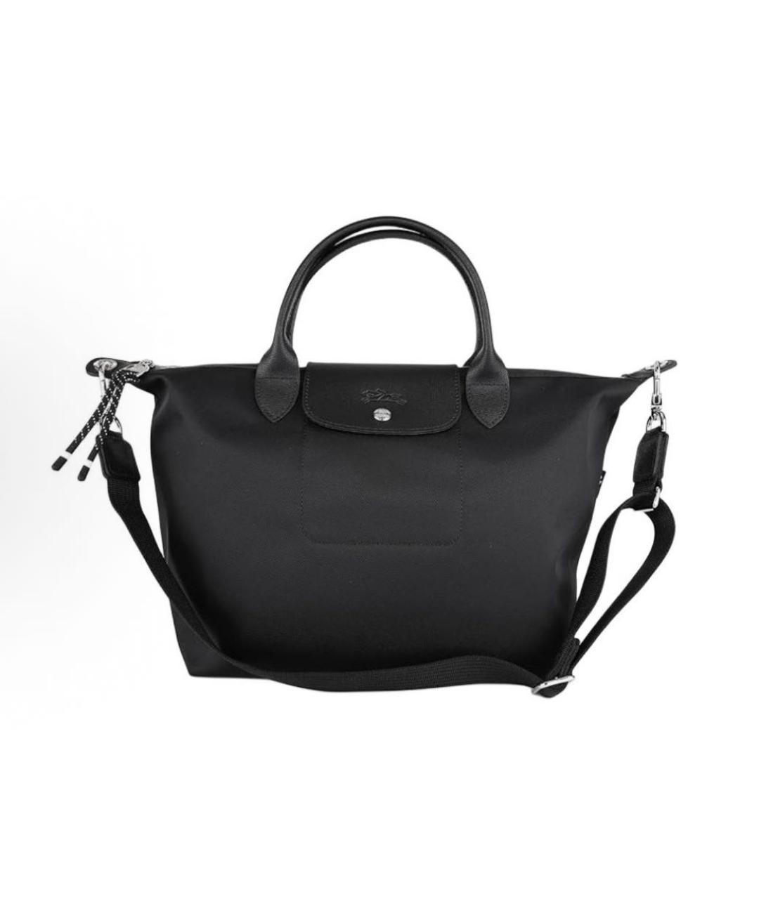 LONGCHAMP Черная сумка тоут, фото 3