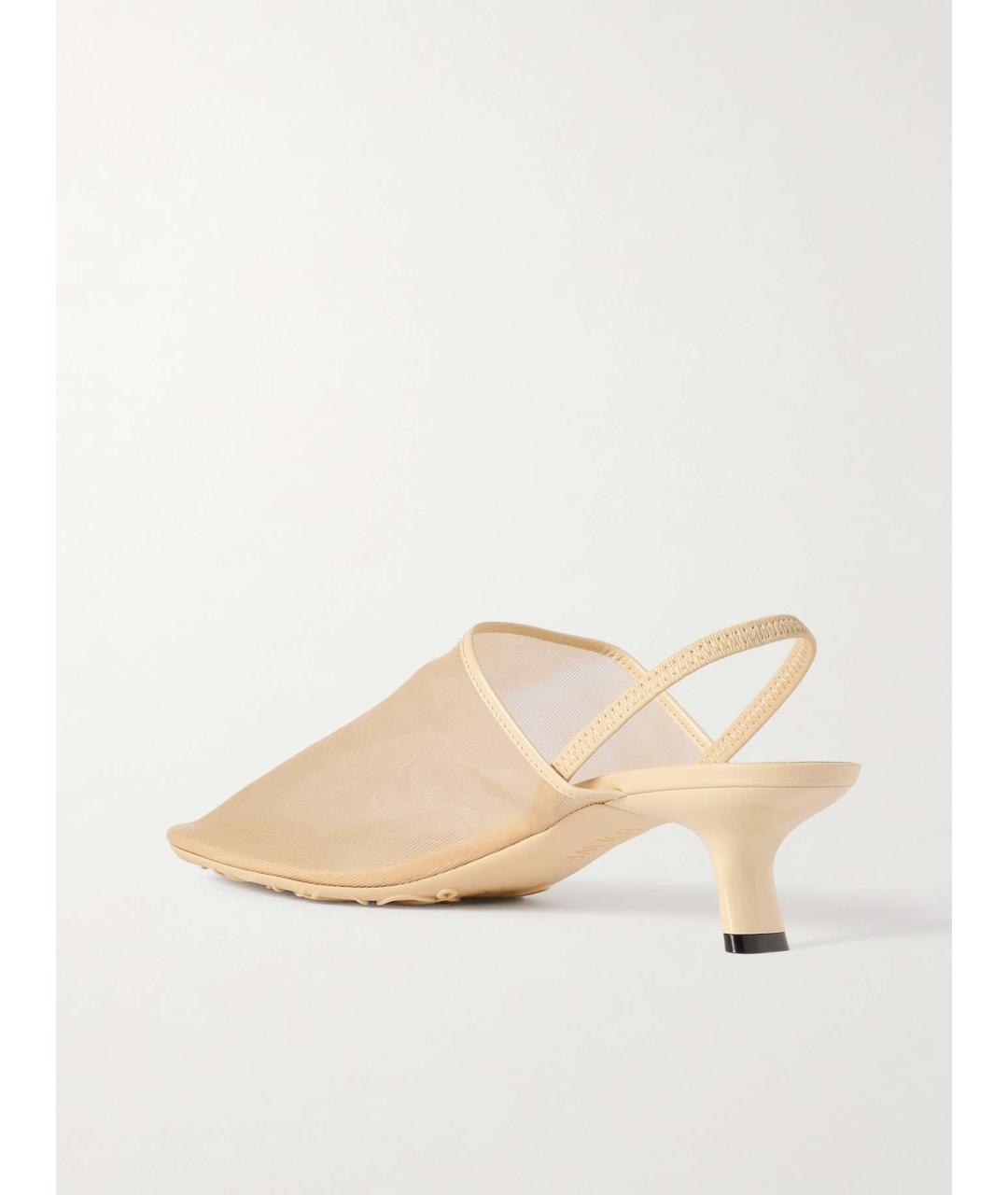 LOEWE Бежевые мюли, фото 6