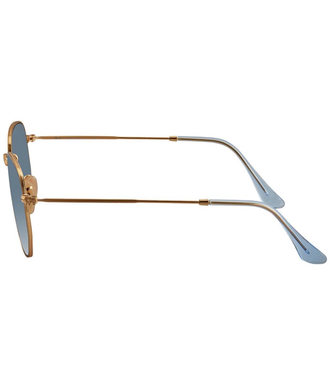 RAY BAN Голубые металлические солнцезащитные очки, фото 2