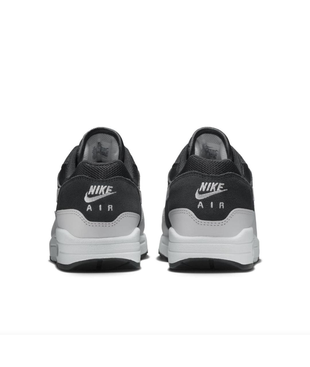 NIKE Черные замшевые низкие кроссовки / кеды, фото 4