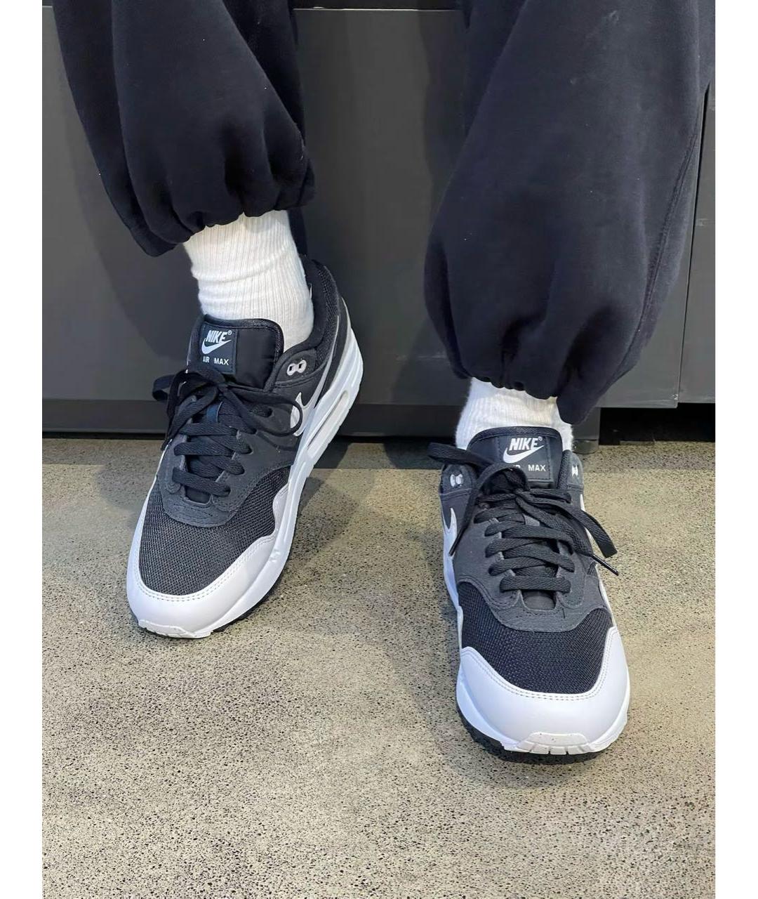 NIKE Черные замшевые низкие кроссовки / кеды, фото 6