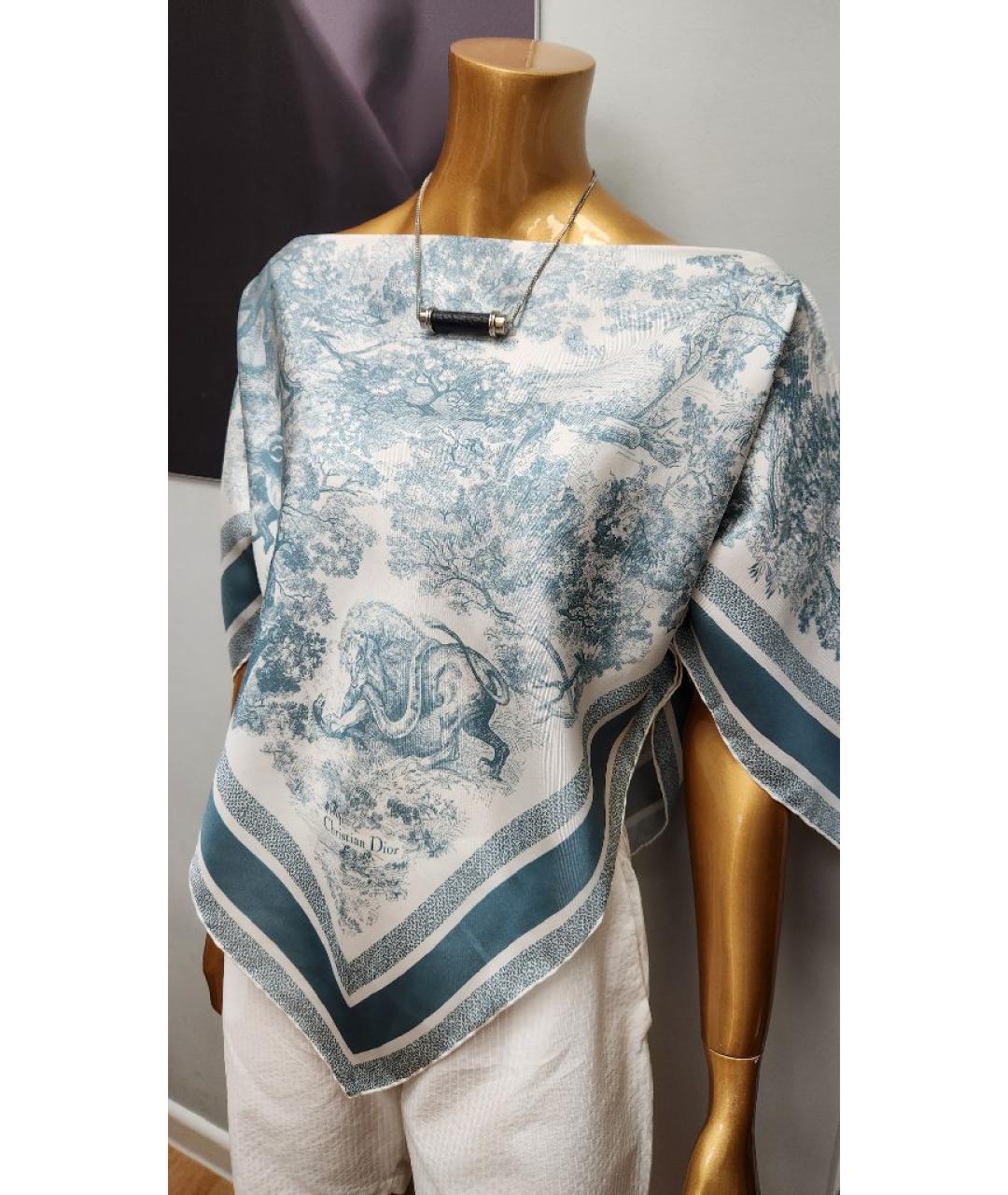 CHRISTIAN DIOR Мульти шелковая блузы, фото 8