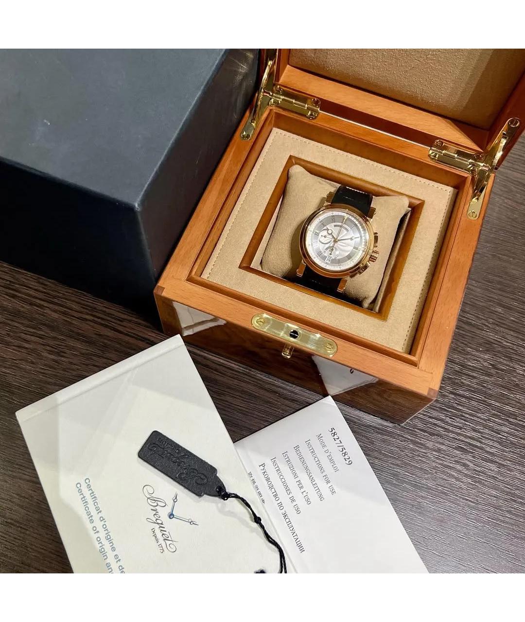 Breguet Серебряные часы из розового золота, фото 4