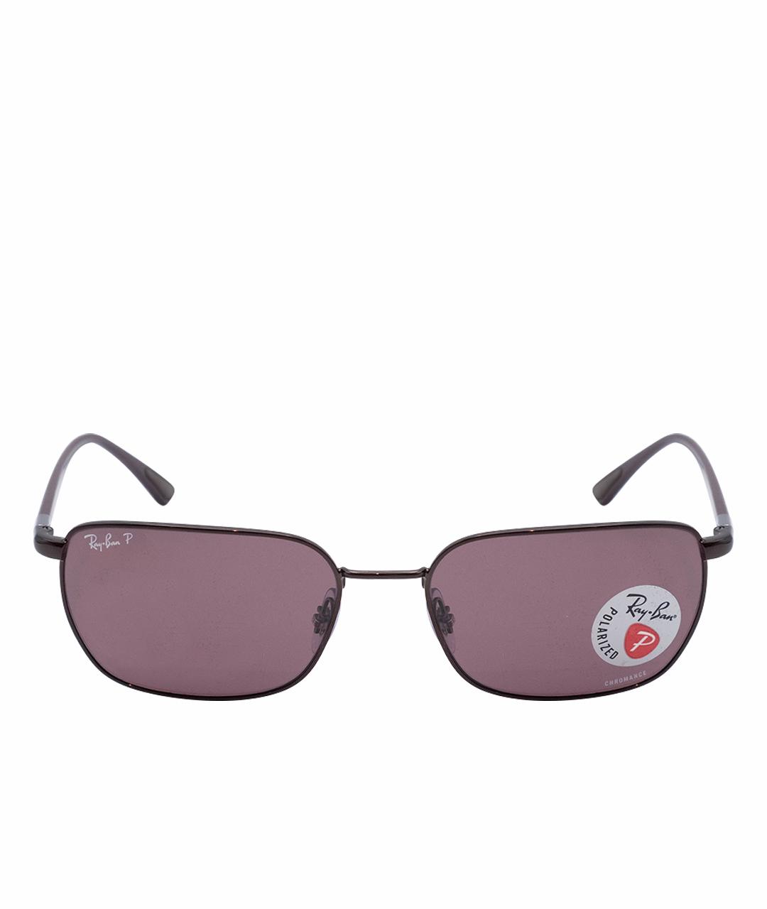 RAY BAN Бордовые пластиковые солнцезащитные очки, фото 1
