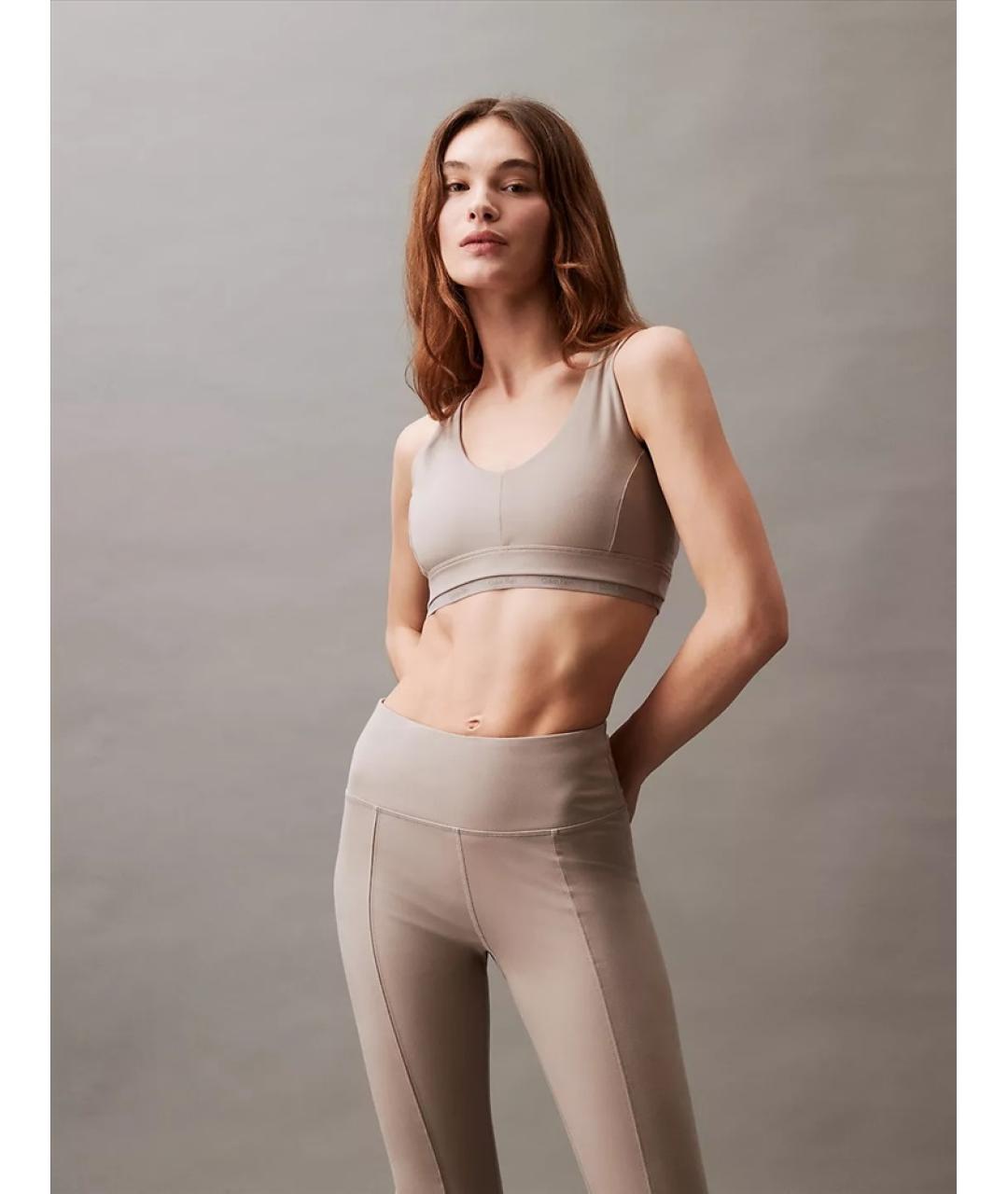 CALVIN KLEIN Бежевый полиэстеровый спортивные костюмы, фото 6