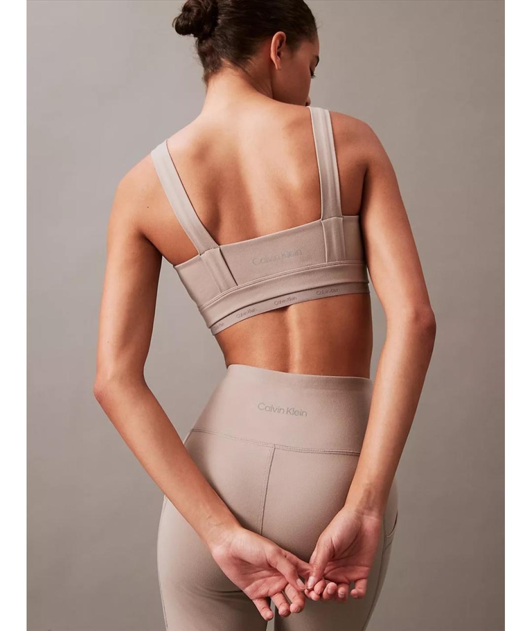 CALVIN KLEIN Бежевый полиэстеровый спортивные костюмы, фото 5