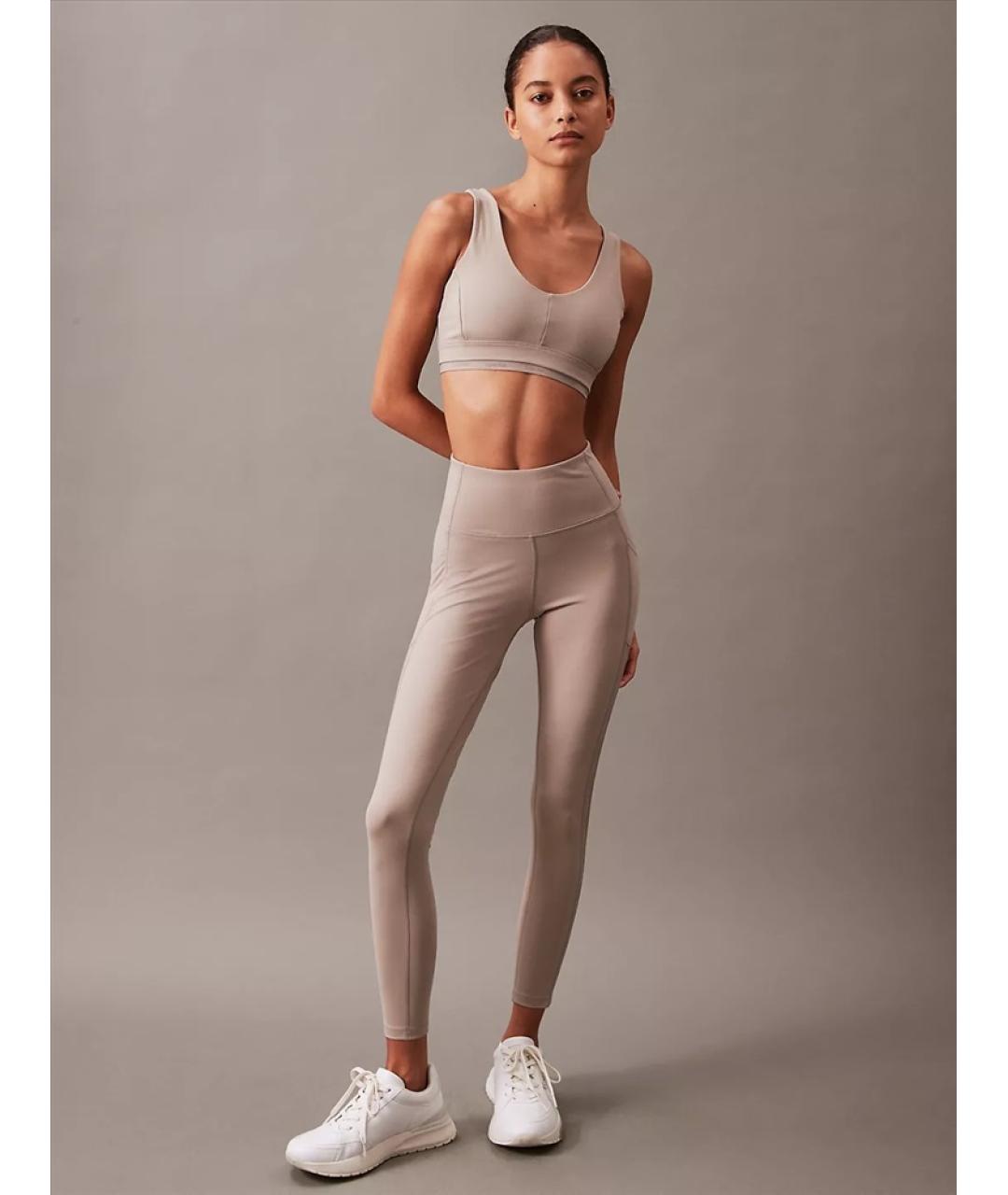 CALVIN KLEIN Бежевый полиэстеровый спортивные костюмы, фото 2