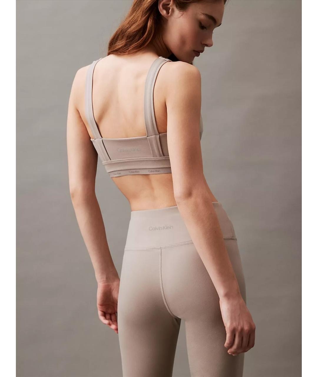 CALVIN KLEIN Бежевый полиэстеровый спортивные костюмы, фото 7
