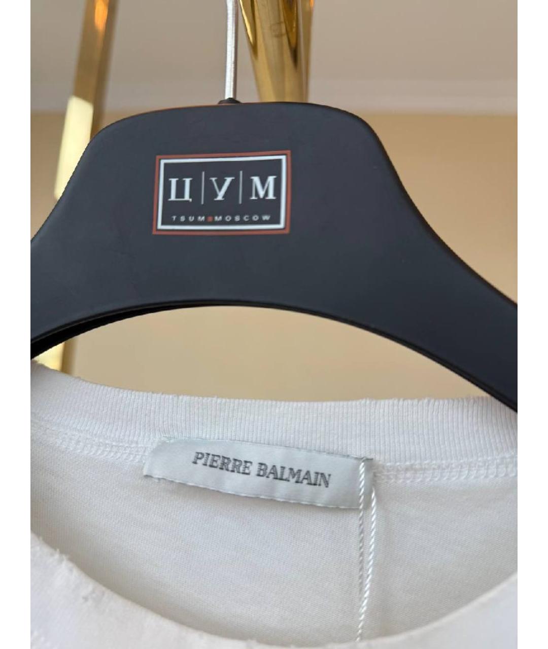 PIERRE BALMAIN Белая футболка, фото 4