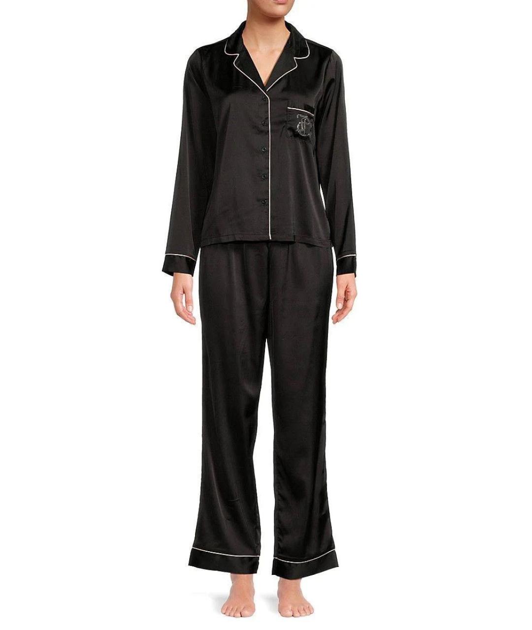 JUICY COUTURE Черная полиэстеровая пижама, фото 2