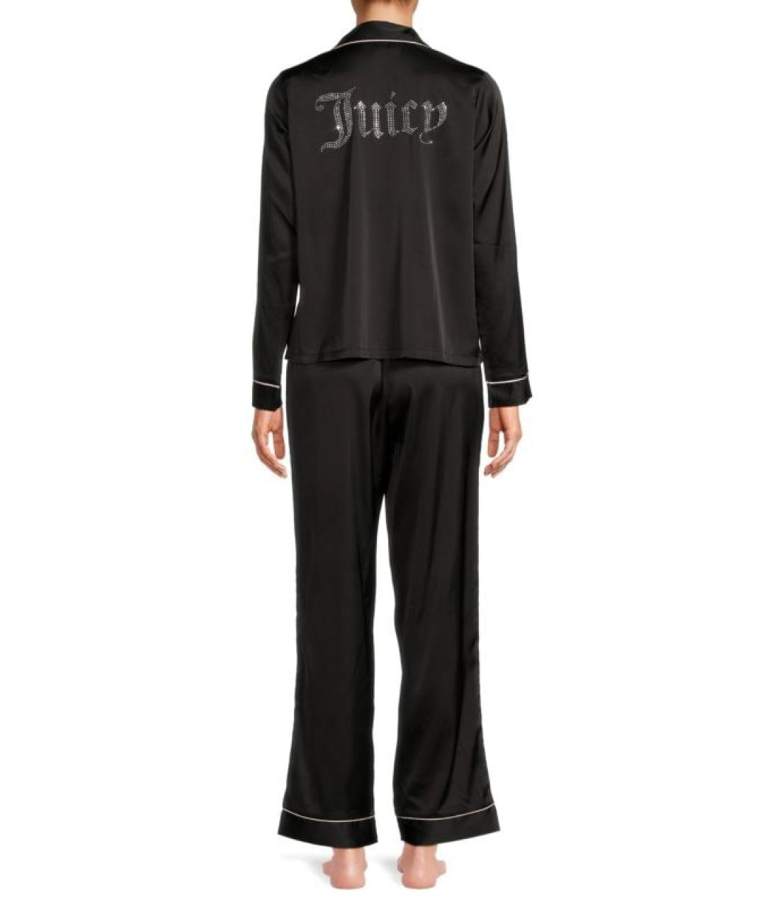 JUICY COUTURE Черная полиэстеровая пижама, фото 2