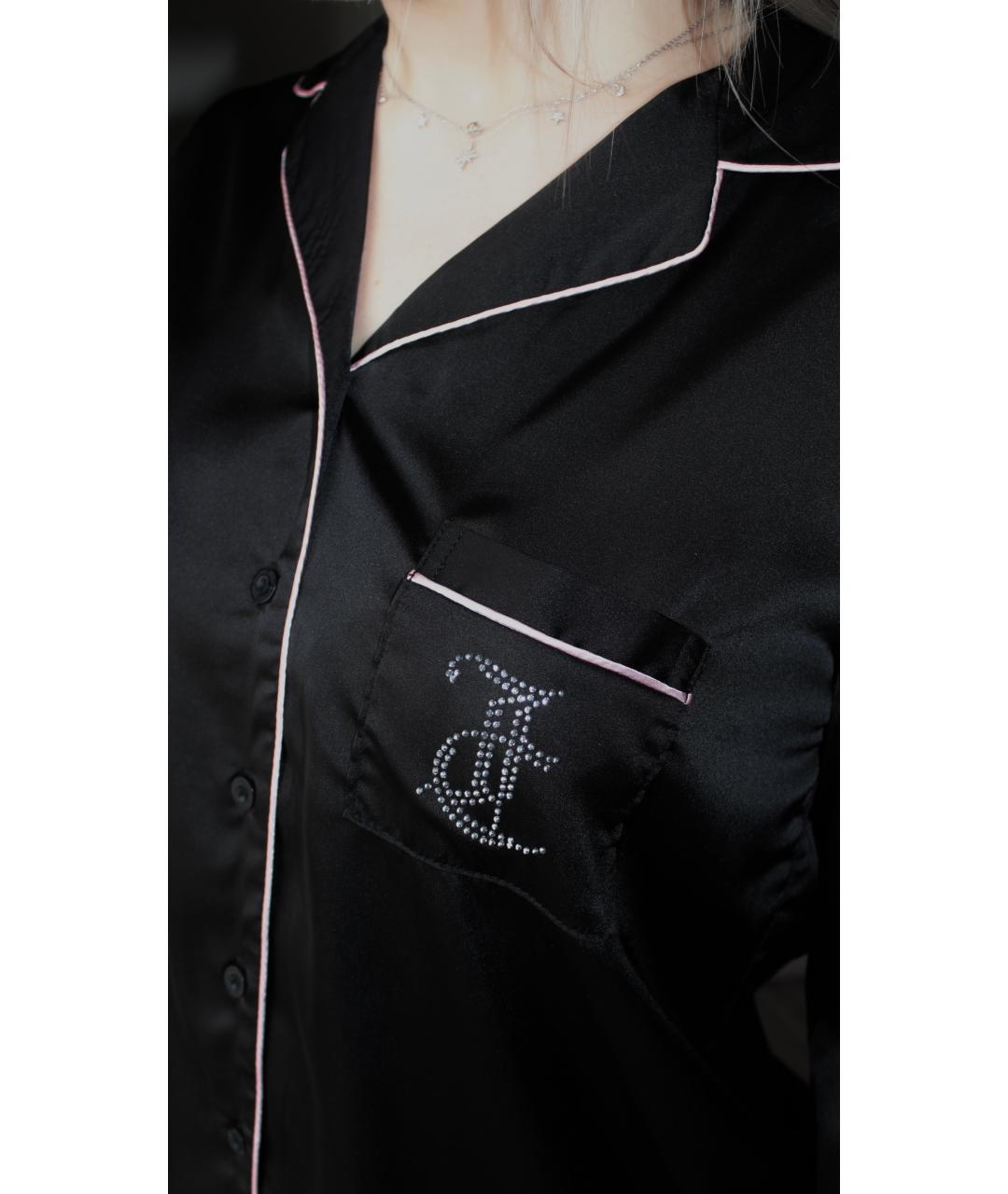 JUICY COUTURE Черная полиэстеровая пижама, фото 7