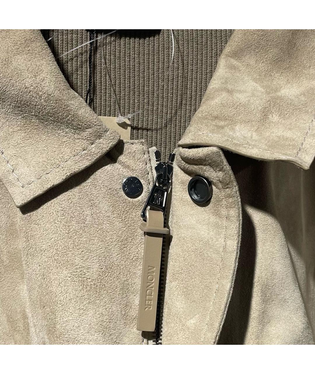 MONCLER Бежевая кэжуал рубашка, фото 7