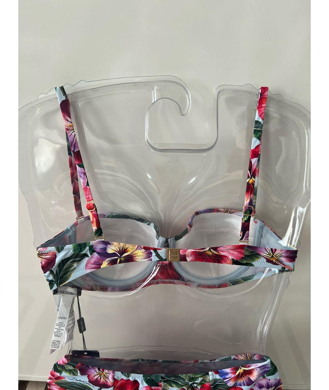 DOLCE&GABBANA Красный полиамидовый купальник, фото 4