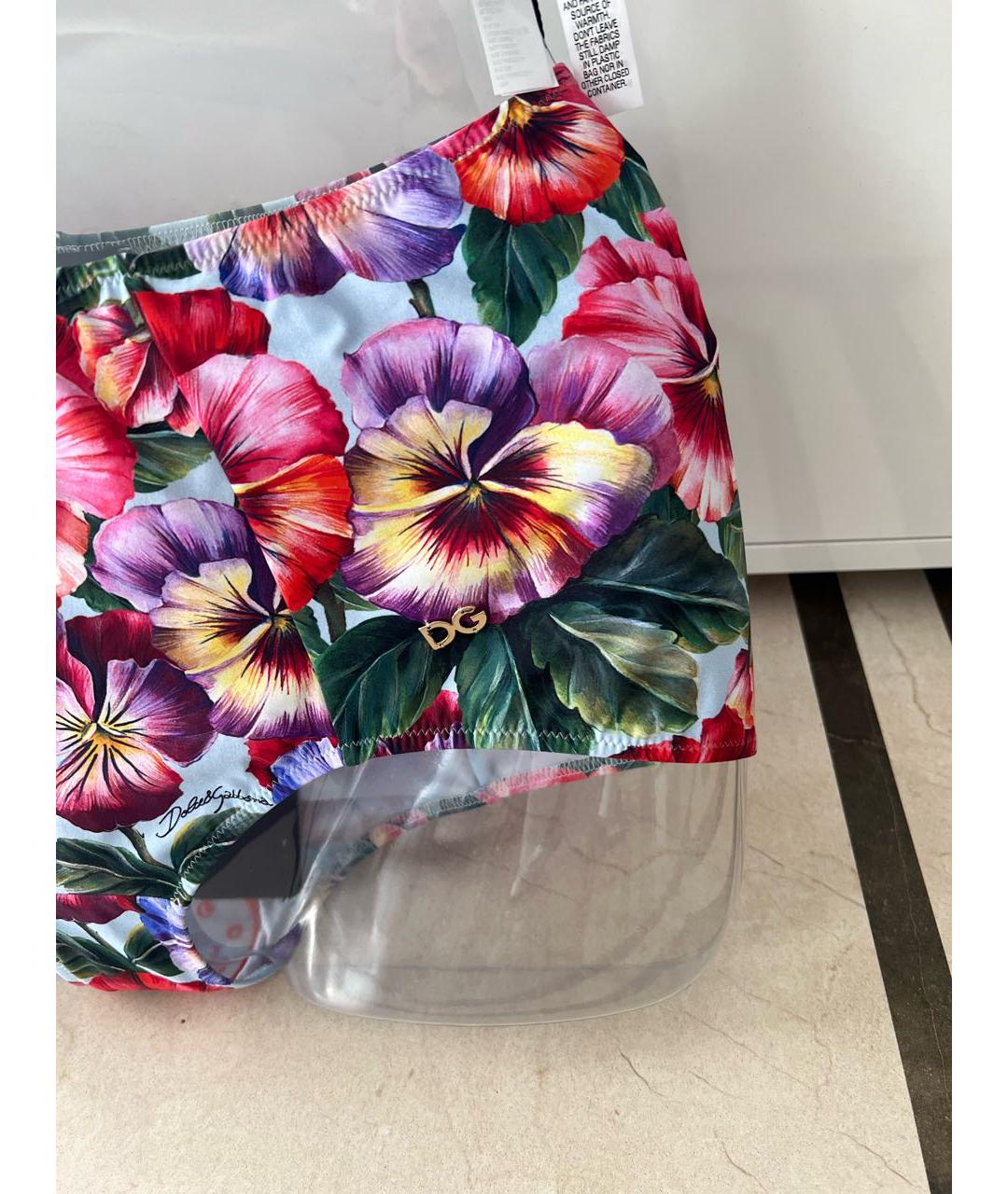 DOLCE&GABBANA Красный полиамидовый купальник, фото 3