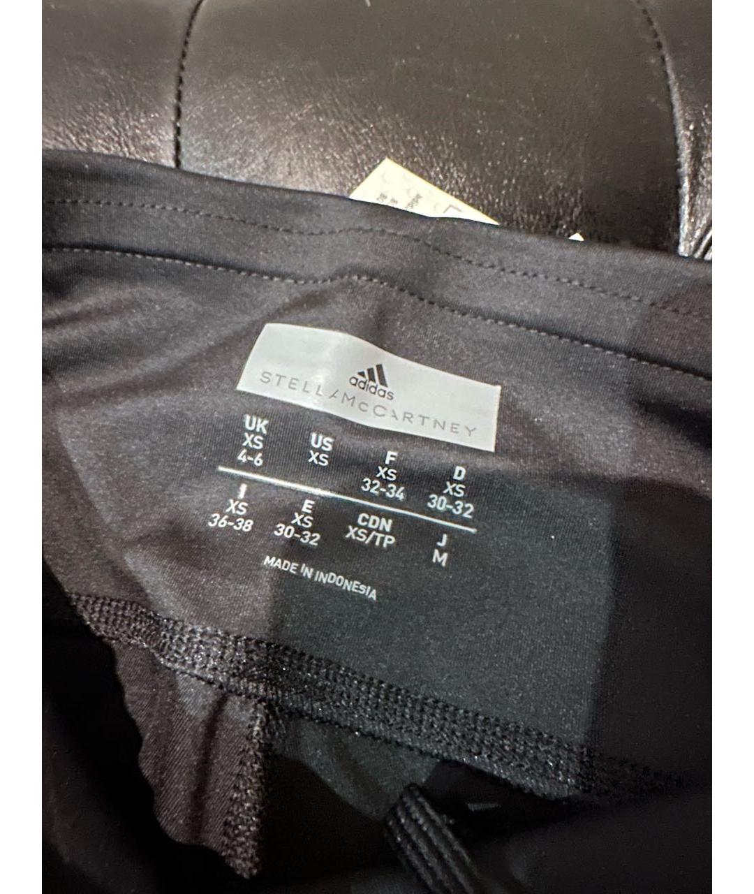 ADIDAS BY STELLA MCCARTNEY Черные полиэстеровые спортивные брюки и шорты, фото 4