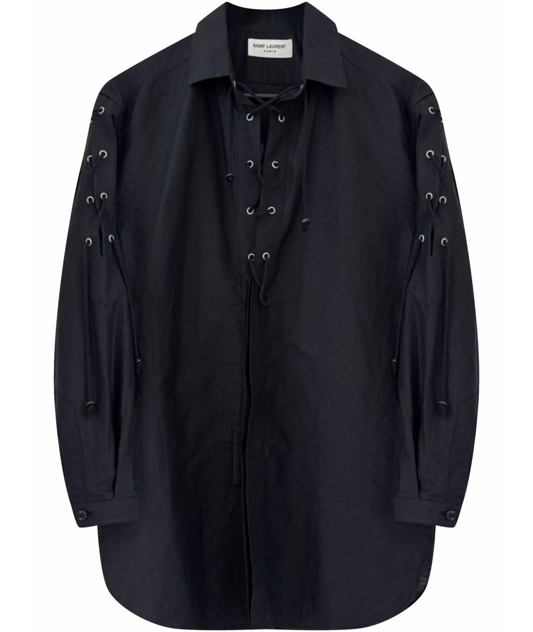 SAINT LAURENT Черная рубашка, фото 1